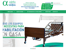 Tablet Screenshot of equiposmedicosencasa.com